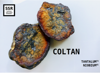 COLOMBITE - TANTALITE Coltan (also Koltan) is a tantalum ore. The name 